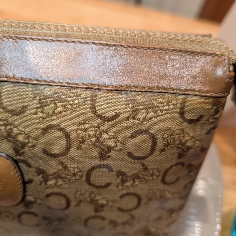 Celine Macadam Clutch Bag w COA EUC